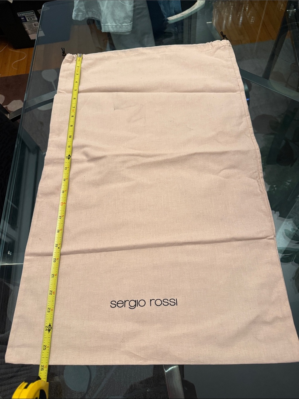 Sergio Rossi Blush Pink Skirt Dust Bag